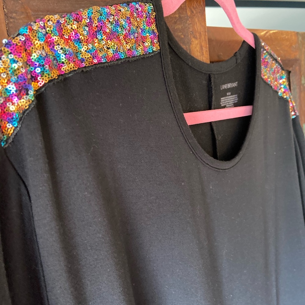 NWOT Lane Bryant black top